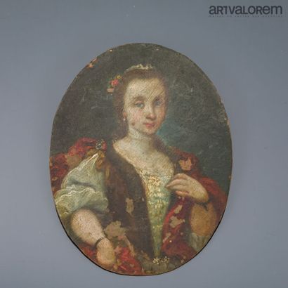 18th century French school
Miniature on copper...