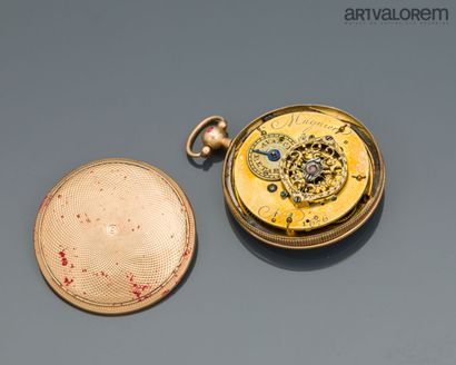 MUGNIER
Yellow gold 750°/°° collar watch,...