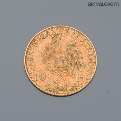 FRANCE
10 francs gold with rooster
Year ...