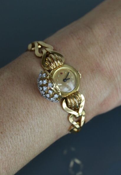 BOUCHERON Paris
Ladies' wristwatch in yellow...