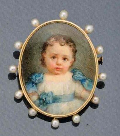 Late 20th-early 20th century French school
Miniature...