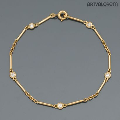 CARTIER Paris
Bracelet in yellow gold 750°/°°...