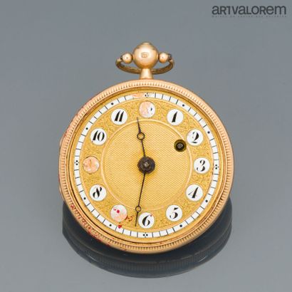 MUGNIER
Yellow gold 750°/°° collar watch,...