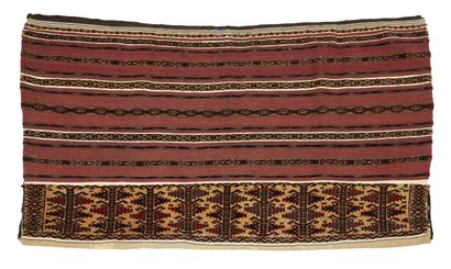 Tapis de parure TCHOUVAL AK TÉKKÉ (Asie Centrale),...