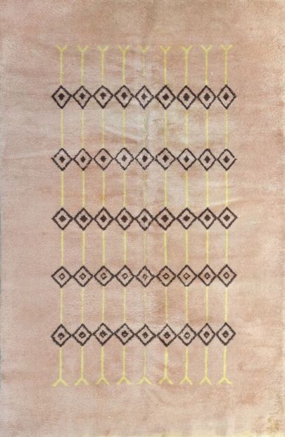 Grand et original tapis Nord Atlas (Maroc,...