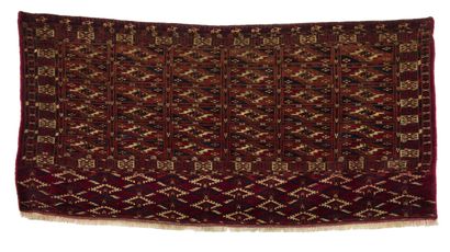 Tapis de selle TCHOUVAL-BOUKHARA (Asie Centrale),...