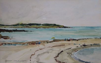 LAVENANT (20th century)
The Men Du at Carnac,...
