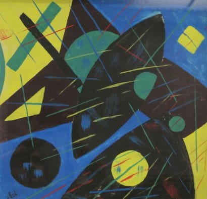 Edgar STOEBEL (1909-2001)
Abstract composition...