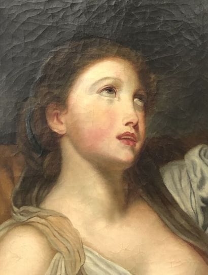 19th century FRENCH SCHOOL, after GREUZE,...
