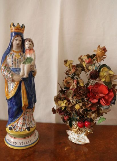 NEVERS, 
Virgin of childbirth in polychrome...