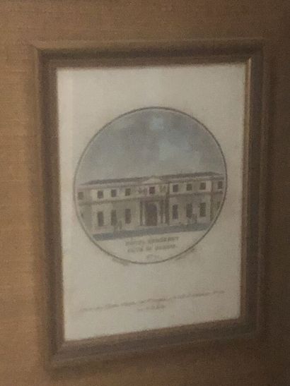 FRENCH SCHOOL 19th century
Six framed color...