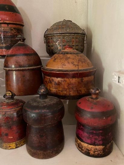MANNETTE - Set of tikka boxes in painted...