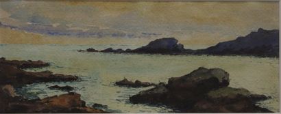 Robert LALOUE (1884-1929)
Rocky coast at...