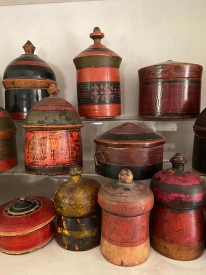 MANNETTE - Set of tikka boxes in painted...