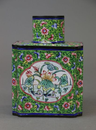 CHINA, late 19th century,
Rectangular cut-edge...