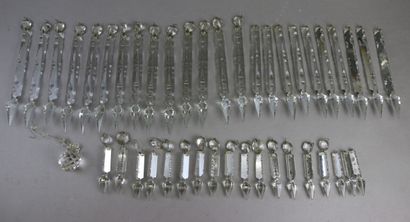MANNETTE - Important set of cut and beveled...