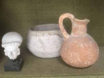 PRE-COLUMBIAN ART
Set including 2 terracotta...