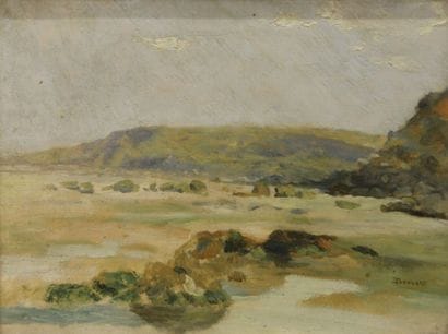 Emile BOULARD (1863-1943)
Beach at low tide,...
