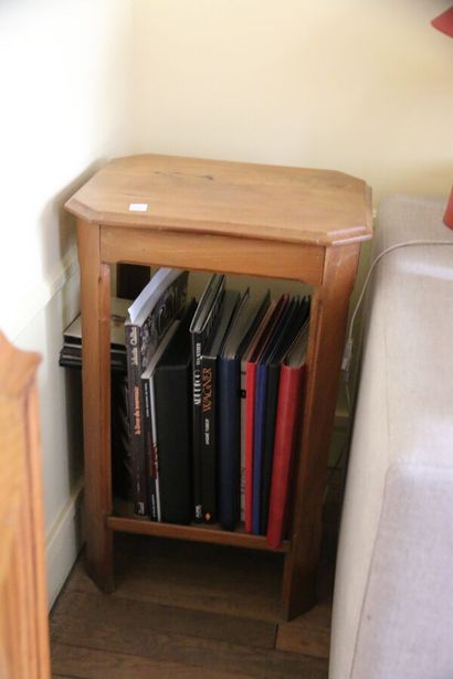 Small pine sideboard with gadrooned jambs...