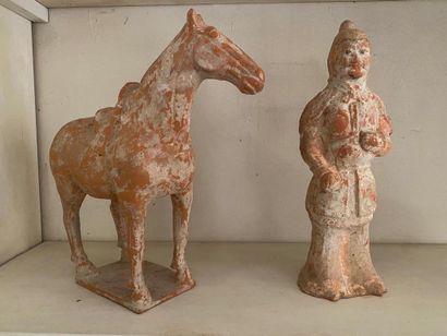 Terracotta warrior and horse.
Work in the...