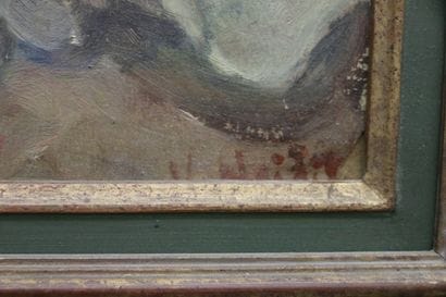 19th century SCHOOL,
Young woman holding...