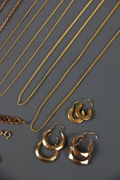 Gold-plated metal set including: 23 religious...