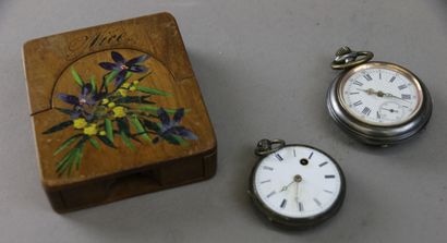Pocket watch in 800°/°° silver (Minerve hallmark),...