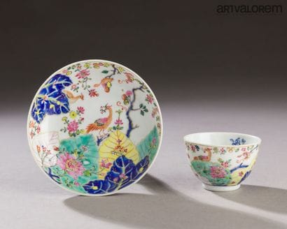 CHINA, 19th century. 
Polychrome enameled...