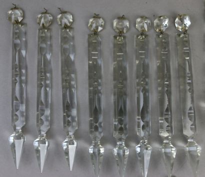 MANNETTE - Important set of cut and beveled...