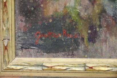 Gauthier ROUX (20th)
Bunch of flowers, 
Oil...