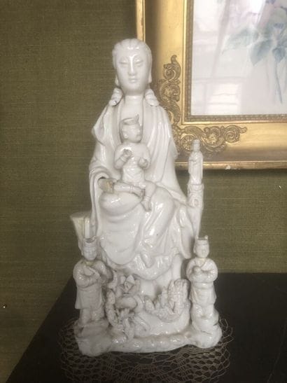 CHINA, 20th century
Guanyin with child in...
