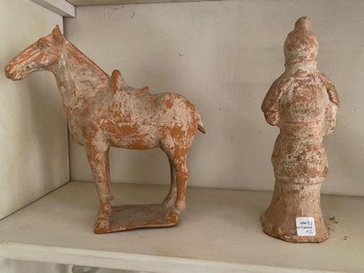 Terracotta warrior and horse.
Work in the...