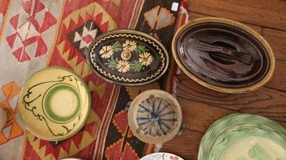 MANNETTE - Set of earthenware plates including...