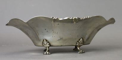 BATTUTO A MANO
Hammered silver 800°/°° basket,...