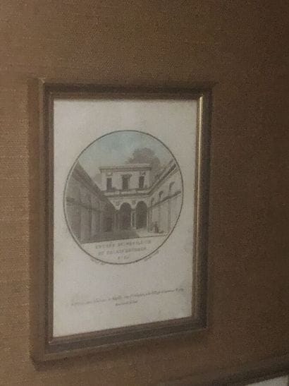 FRENCH SCHOOL 19th century
Six framed color...
