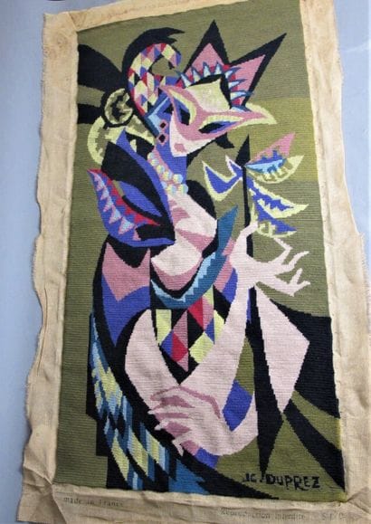 Jean-Claude DUPREZ (20th century)
Arlequine,
Wool...