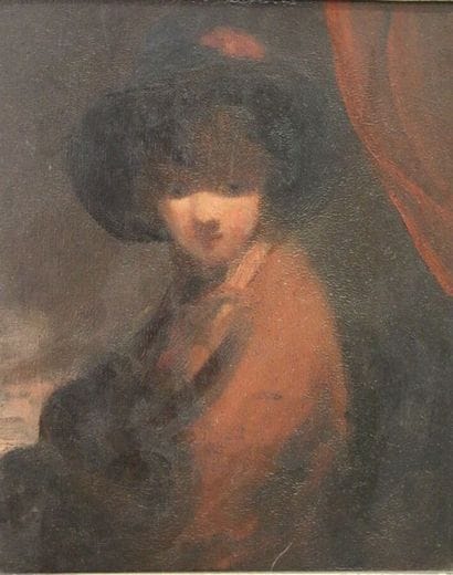 19th century FRENCH SCHOOL,
Portrait of a...
