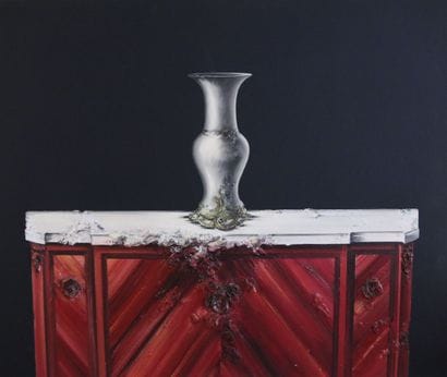 CONTEMPORARY SCHOOL,
Vase on entablature,...