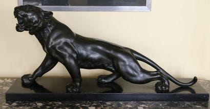 20th century SCHOOL,
Roaring tiger,
Black...