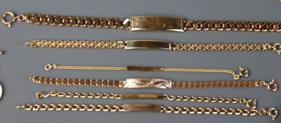 Gold-plated metal set including: 23 religious...