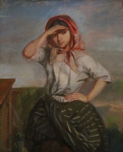 FRENCH SCHOOL 19th century
Young Italian...
