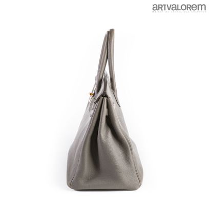HERMÈS Paris
Birkin bag 35cm in grey togo...