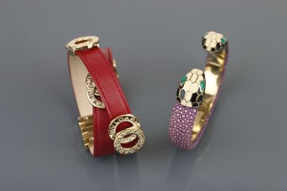 BULGARI
Serpenti forever bracelet, in gilded...