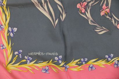HERMÈS Paris
Printed silk square, 