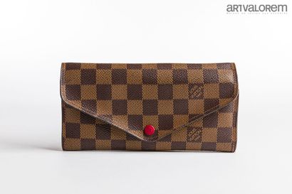 LOUIS VUITTON
Wallet in ebony checkerboard...