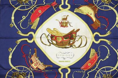 HERMES Paris
Printed silk square, titled...
