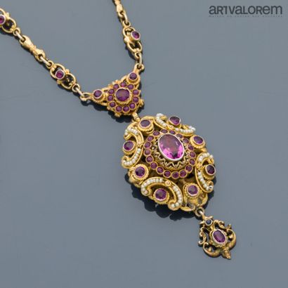 Probably Hungarian work
Silver vermeil set...