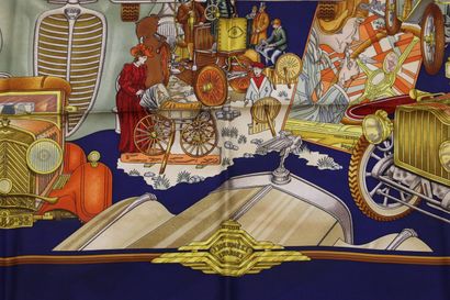 HERMÈS Paris
Printed silk square, titled...