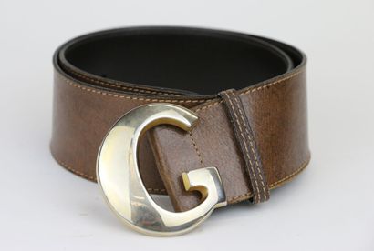 GUCCI - Made in Italy
Three belts with gilded...