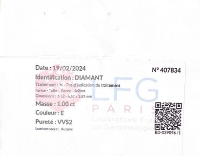 Diamond on paper
Cut: brilliant
Weight: 1...